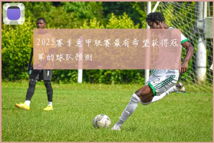 2025赛季意甲联赛最有希望获得冠军的球队预测